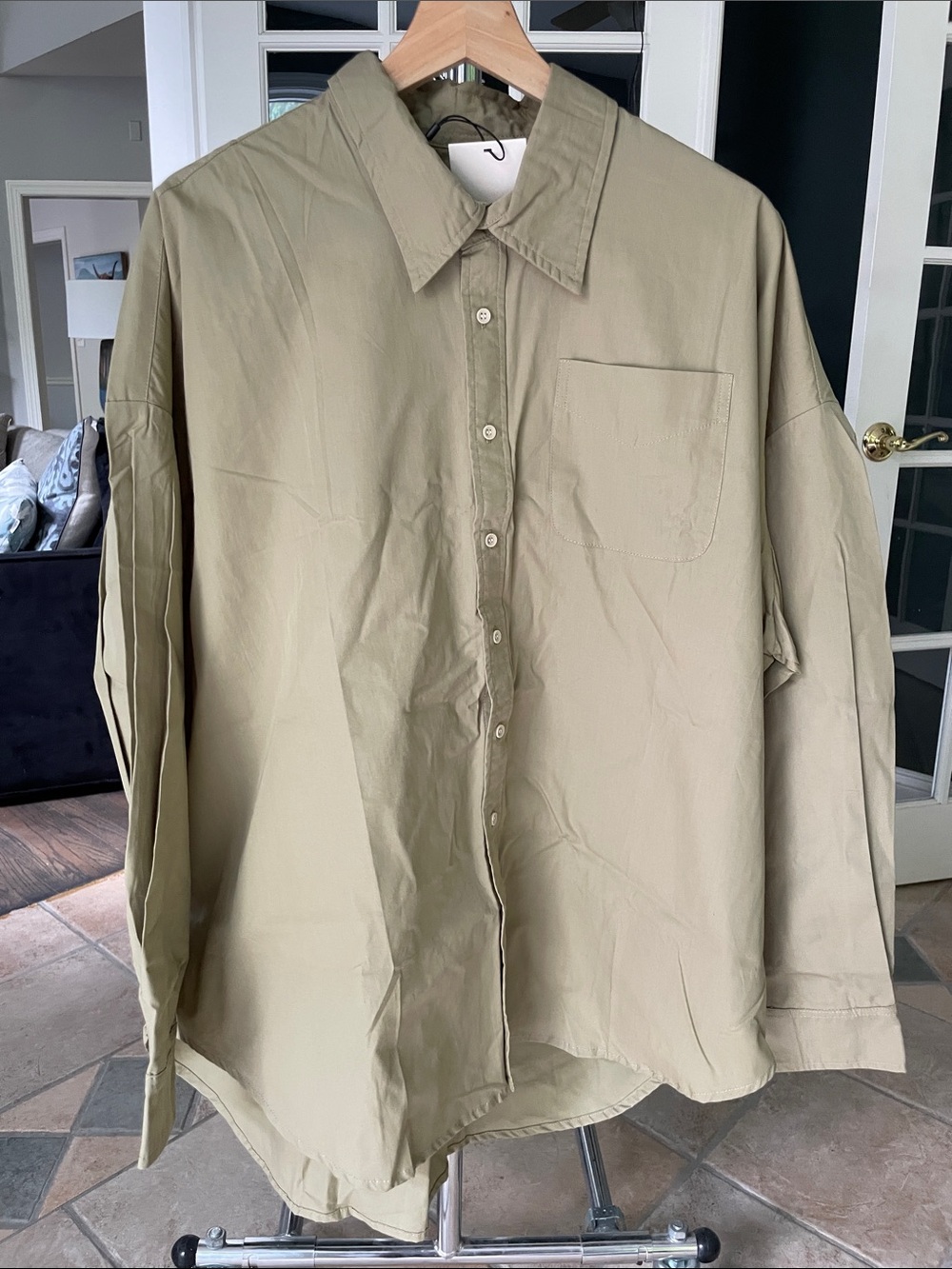 Acacia Willa Mineral Button Up Blouse